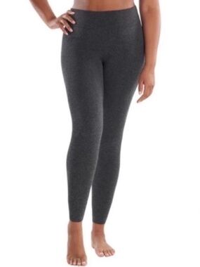 🌸2/$12🌸 Lemon Fleece Lined Leggings Grey Gray Size XL